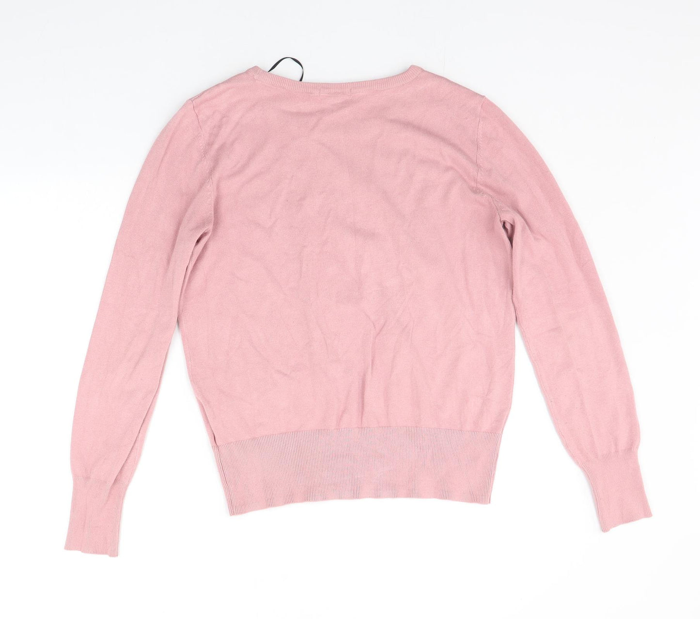 H&M Womens Pink   Pullover Jumper Size M