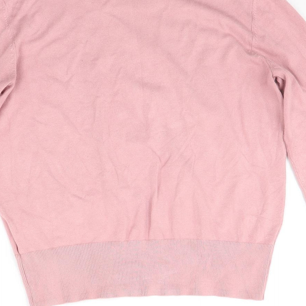 H&M Womens Pink   Pullover Jumper Size M