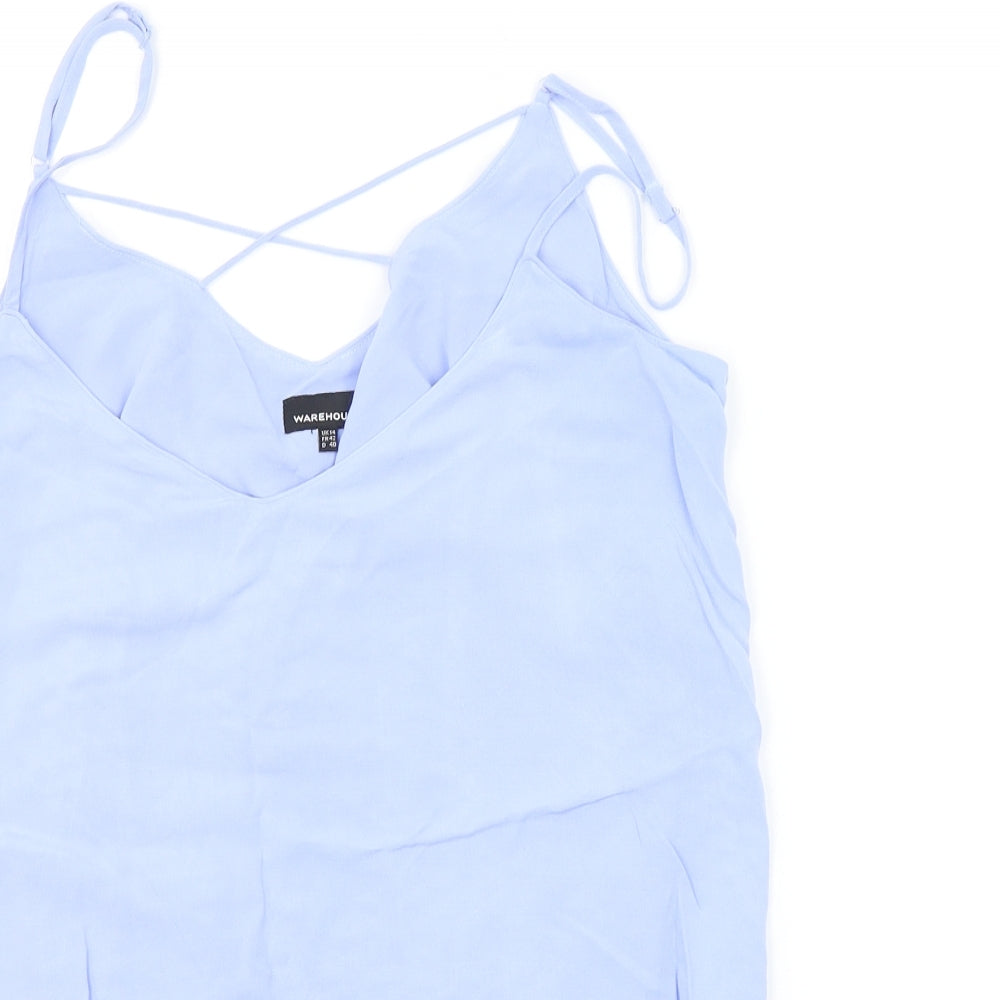 Warehouse Womens Blue   Basic Tank Size 14