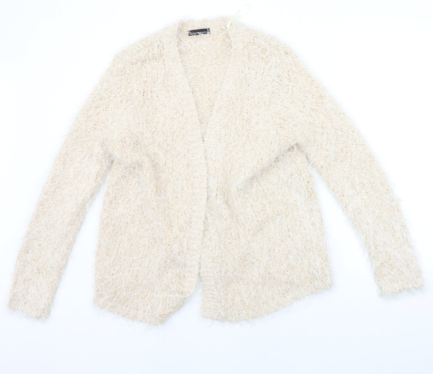 DAVID EMANUEL Womens Beige   Cardigan Jumper Size M