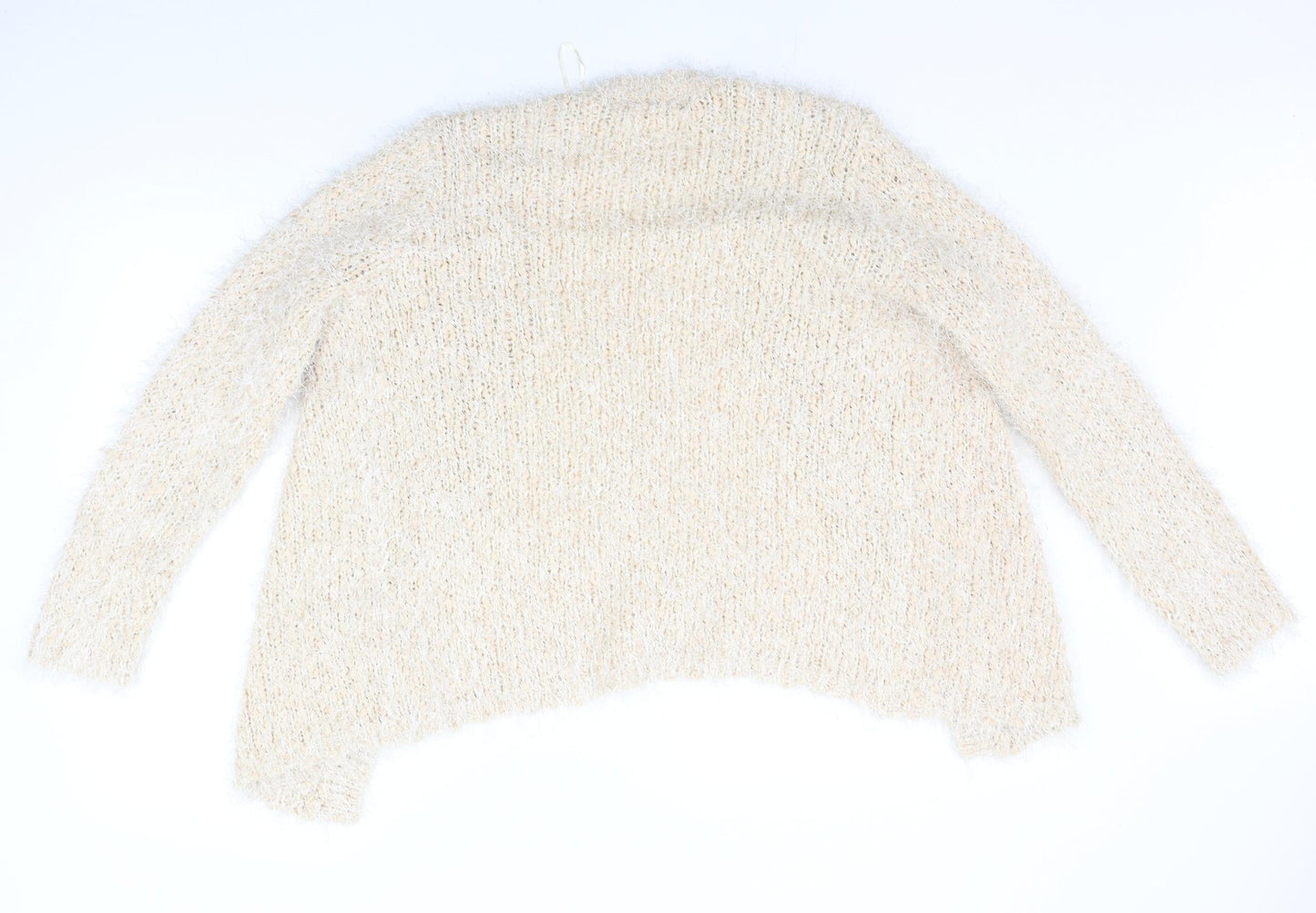 DAVID EMANUEL Womens Beige   Cardigan Jumper Size M