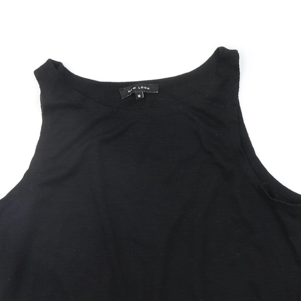 New Look Womens Black   Basic Tank Size 10