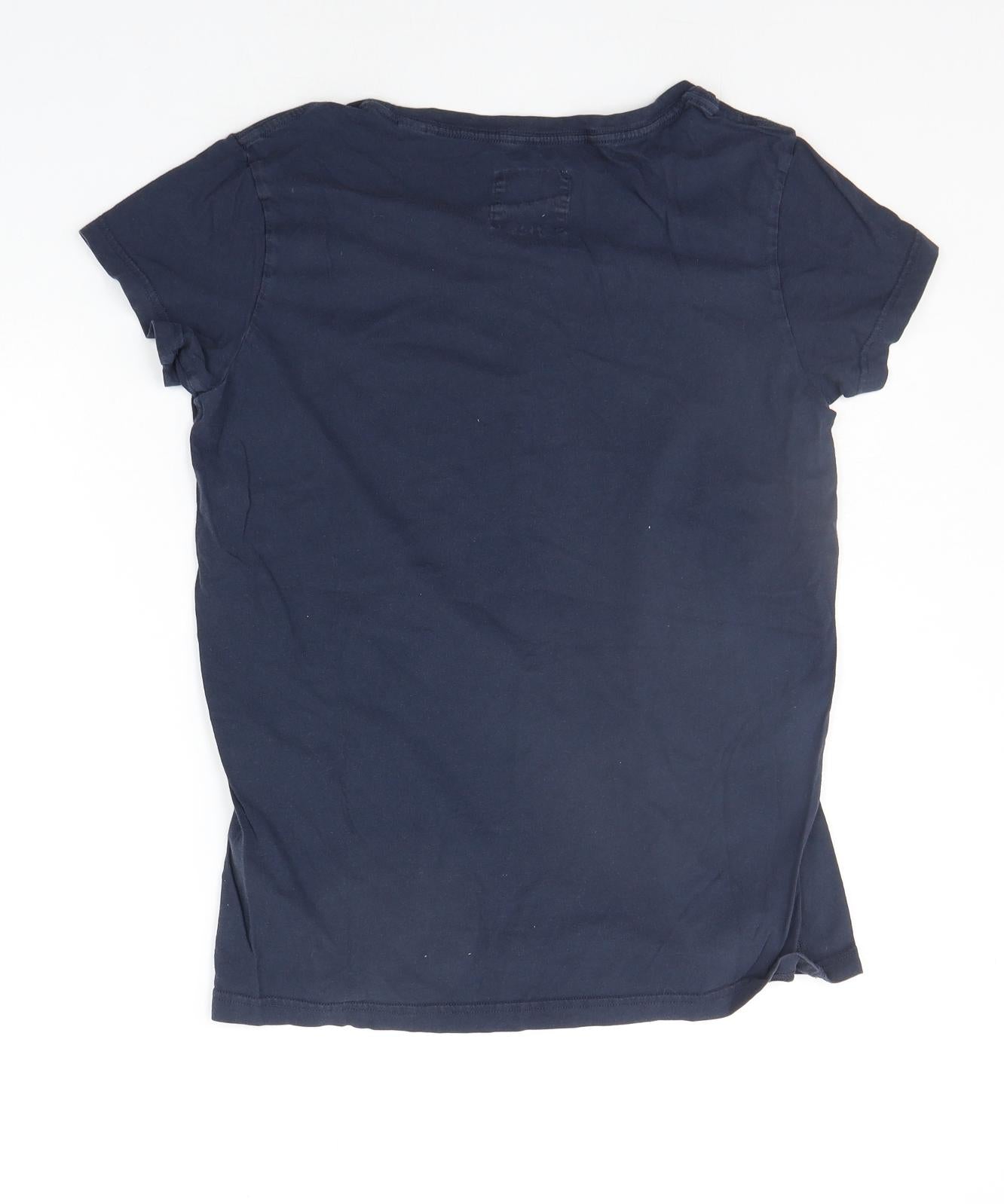 Jack Wills Womens Blue   Basic T-Shirt Size 8