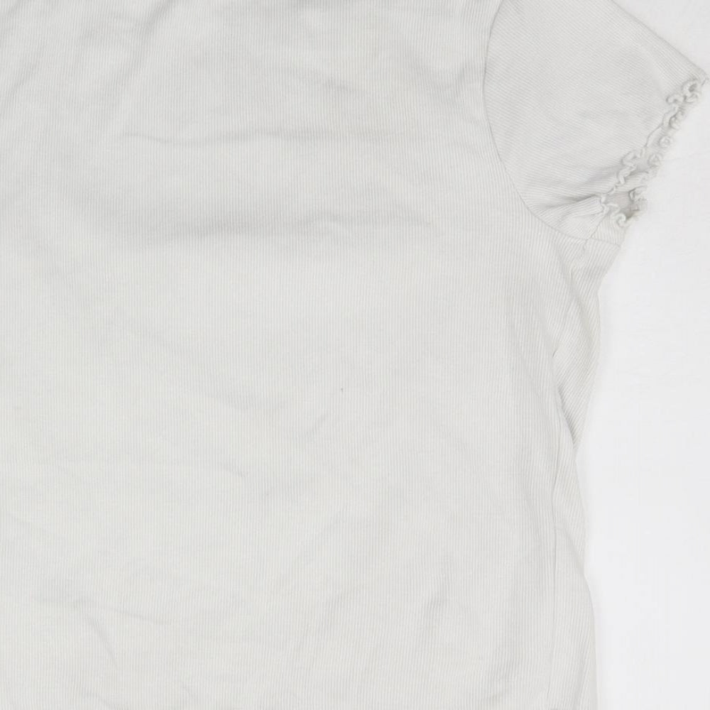 New Look Womens White   Basic T-Shirt Size 16