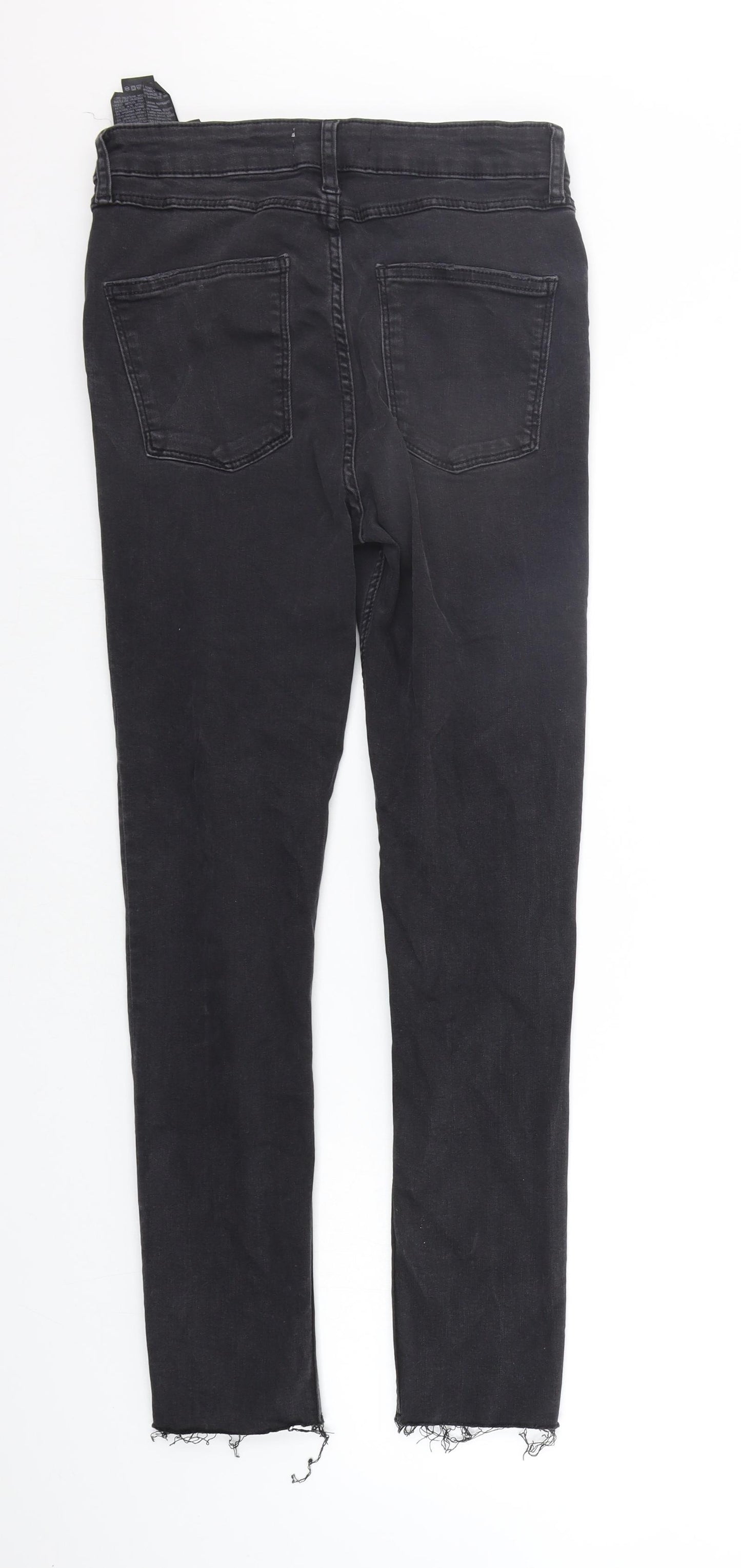 Zara Womens Black   Straight Jeans Size 14 L26 in