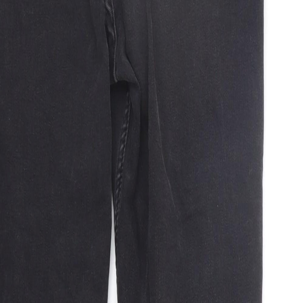 Zara Womens Black   Straight Jeans Size 14 L26 in