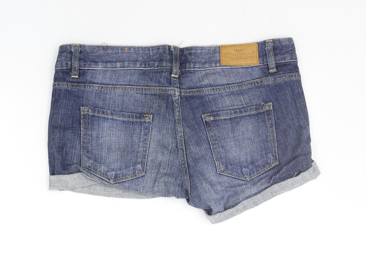 H&M Womens Blue   Cut-Off Shorts Size 29 in