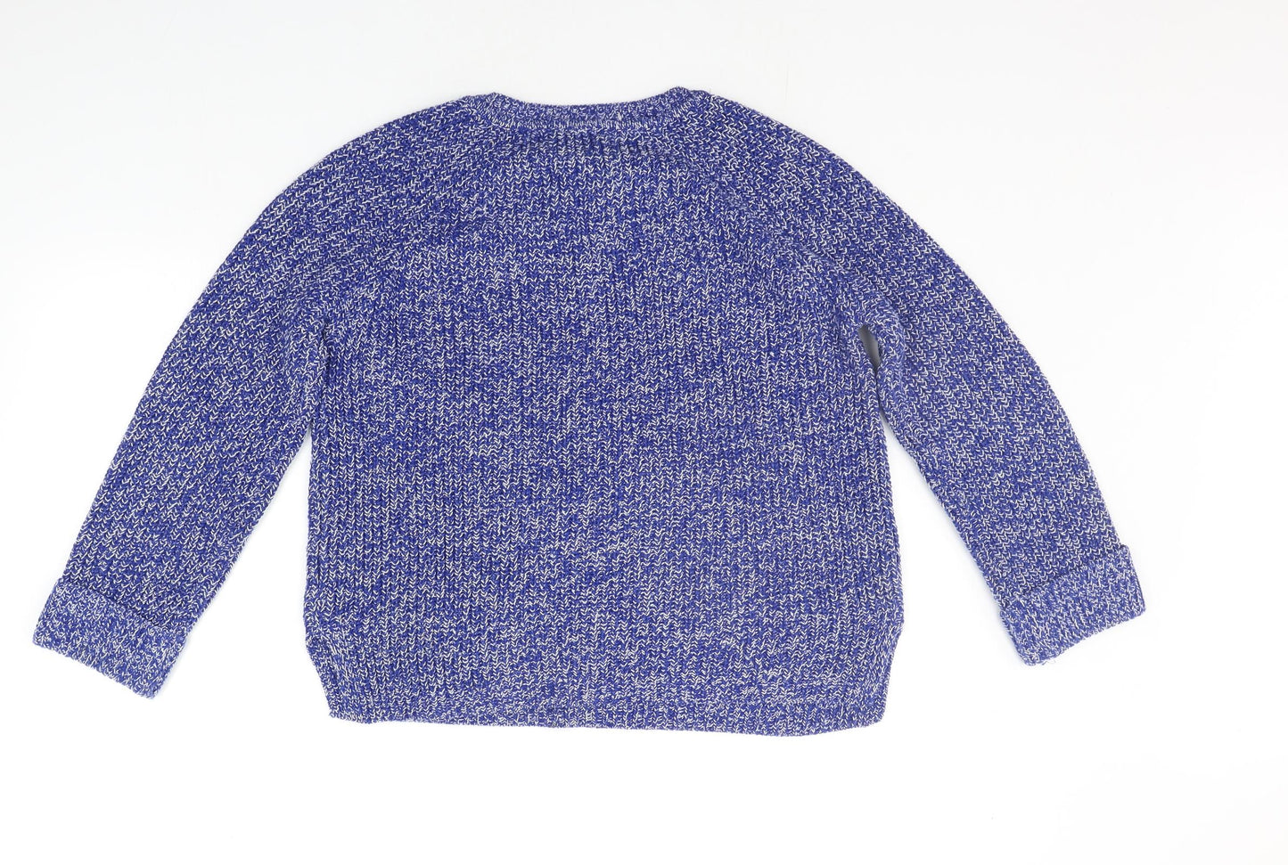 Nutmeg Womens Blue   Pullover Jumper Size 10