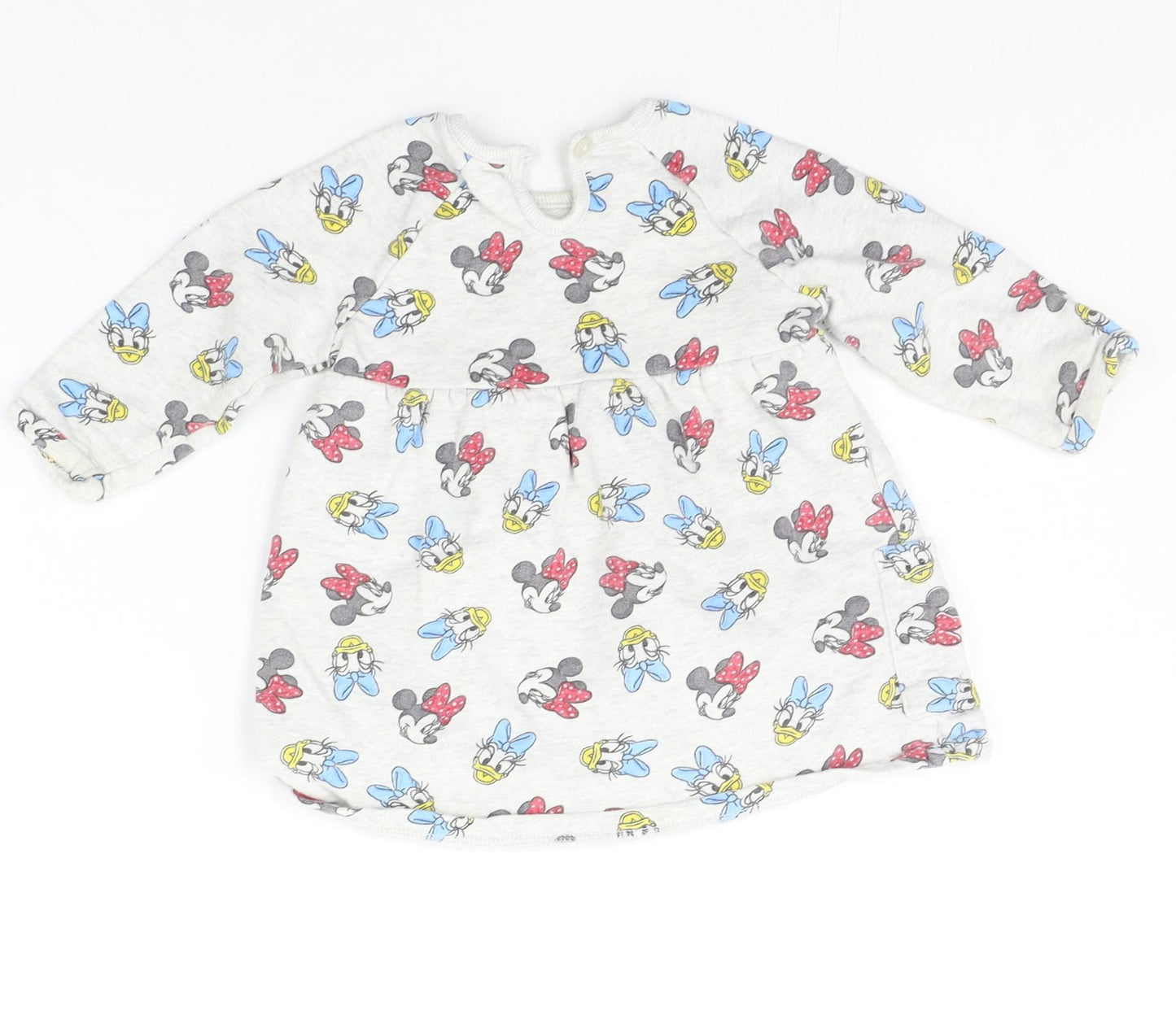 George Baby Grey Geometric  Pullover Jumper Size 6-9 Months  - DISNEY