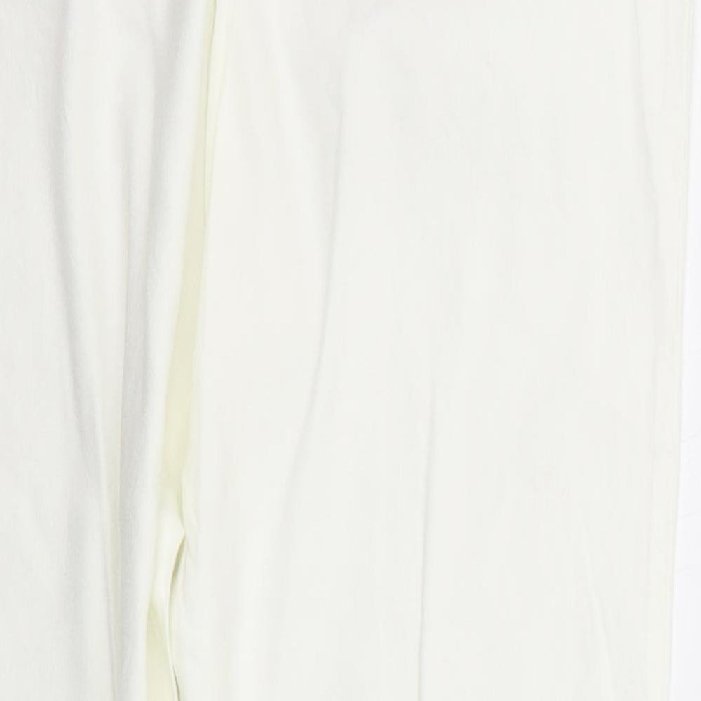 Marks and Spencer Womens White   Trousers  Size 30 in L25 in