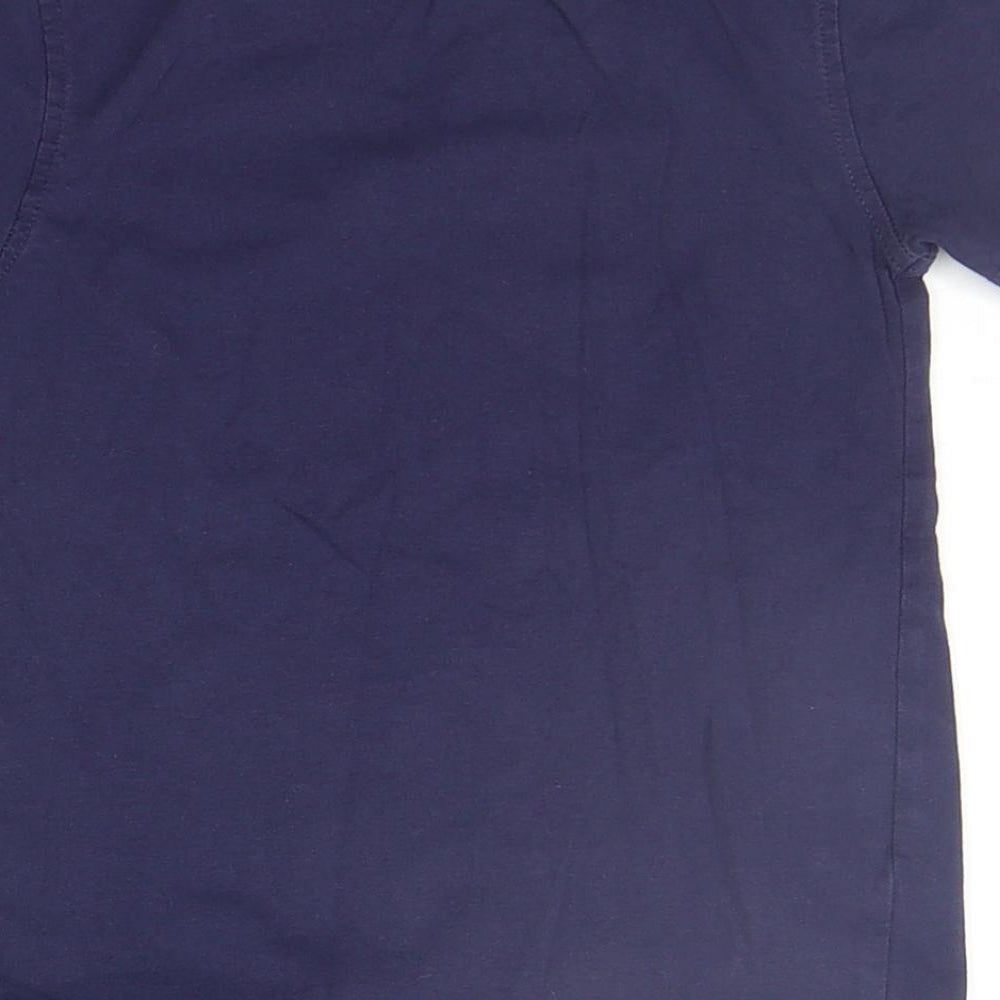 George Boys Blue Houndstooth   T-Shirt Size 3-4 Years