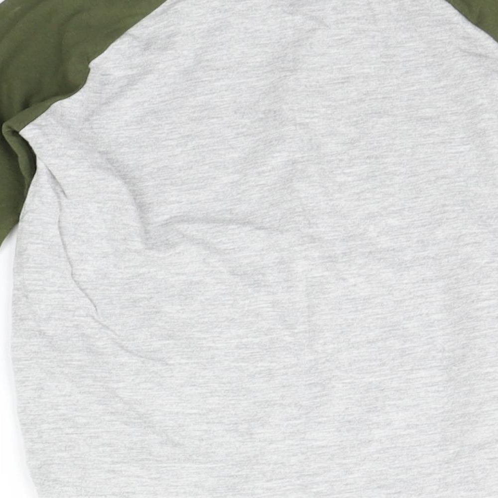 Primark Boys Grey   Basic T-Shirt Size 5-6 Years