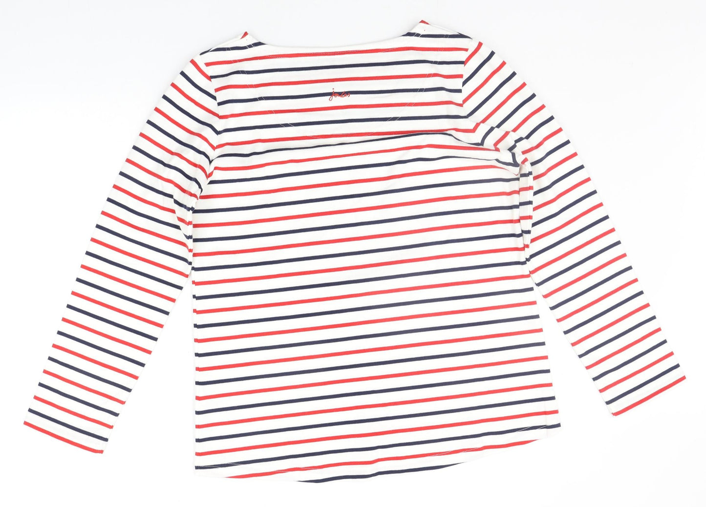 Joules Womens Red Striped  Pullover Jumper Size 14