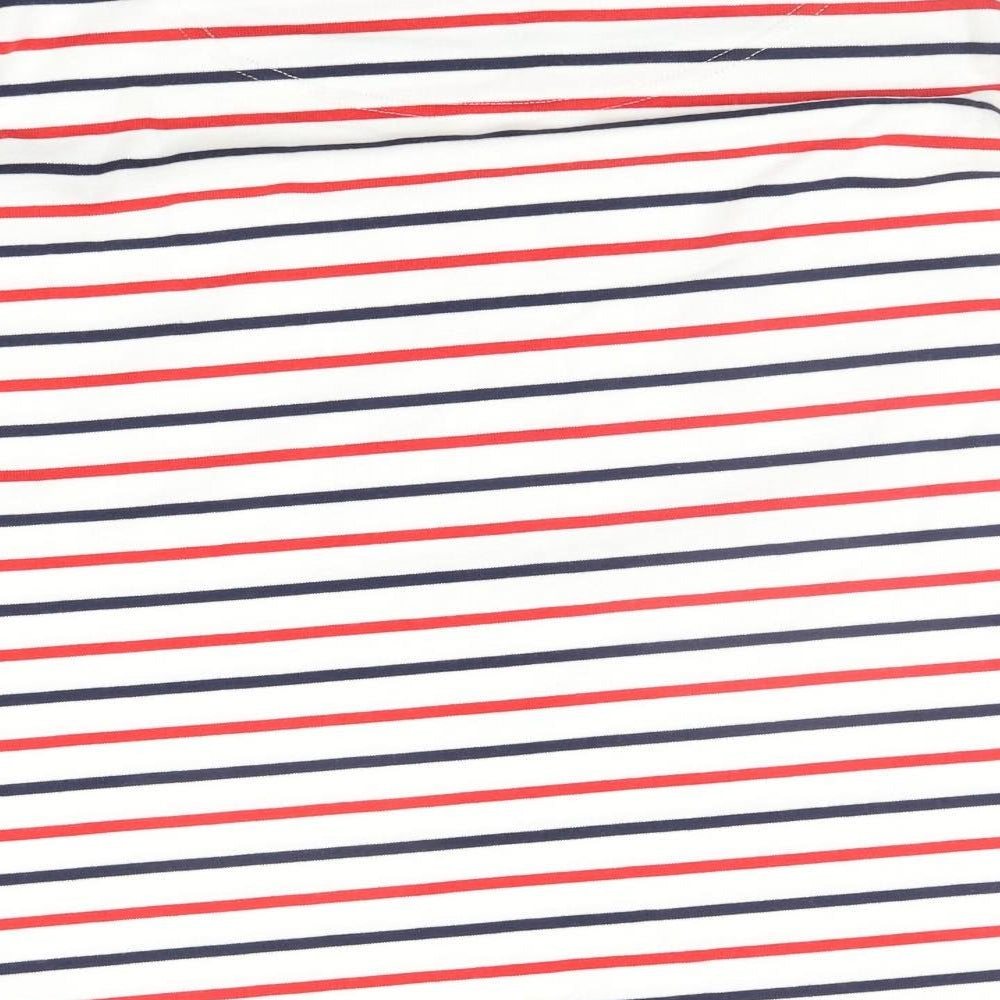 Joules Womens Red Striped  Pullover Jumper Size 14