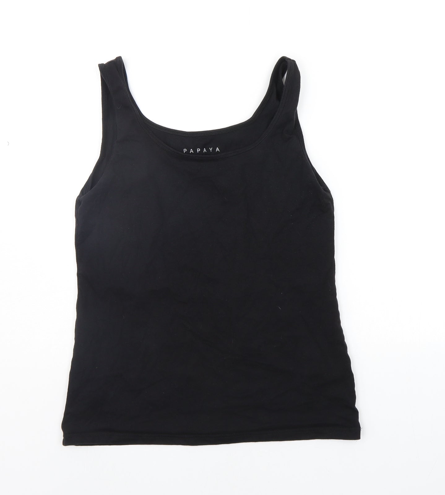 Papaya Womens Black   Basic Tank Size 16