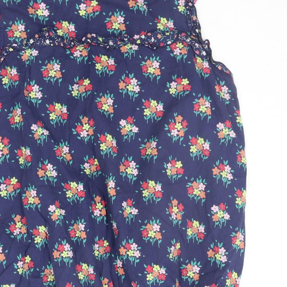 Dorothy Perkins Womens Blue Floral  Basic Blouse Size 16