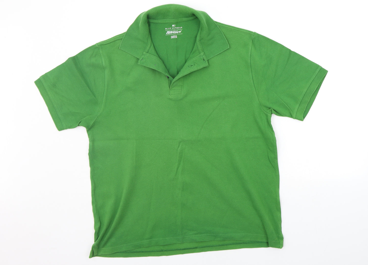 Marks and Spencer Mens Green    Polo Size L