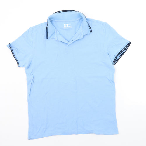 Cedar Wood State Mens Blue    Polo Size L