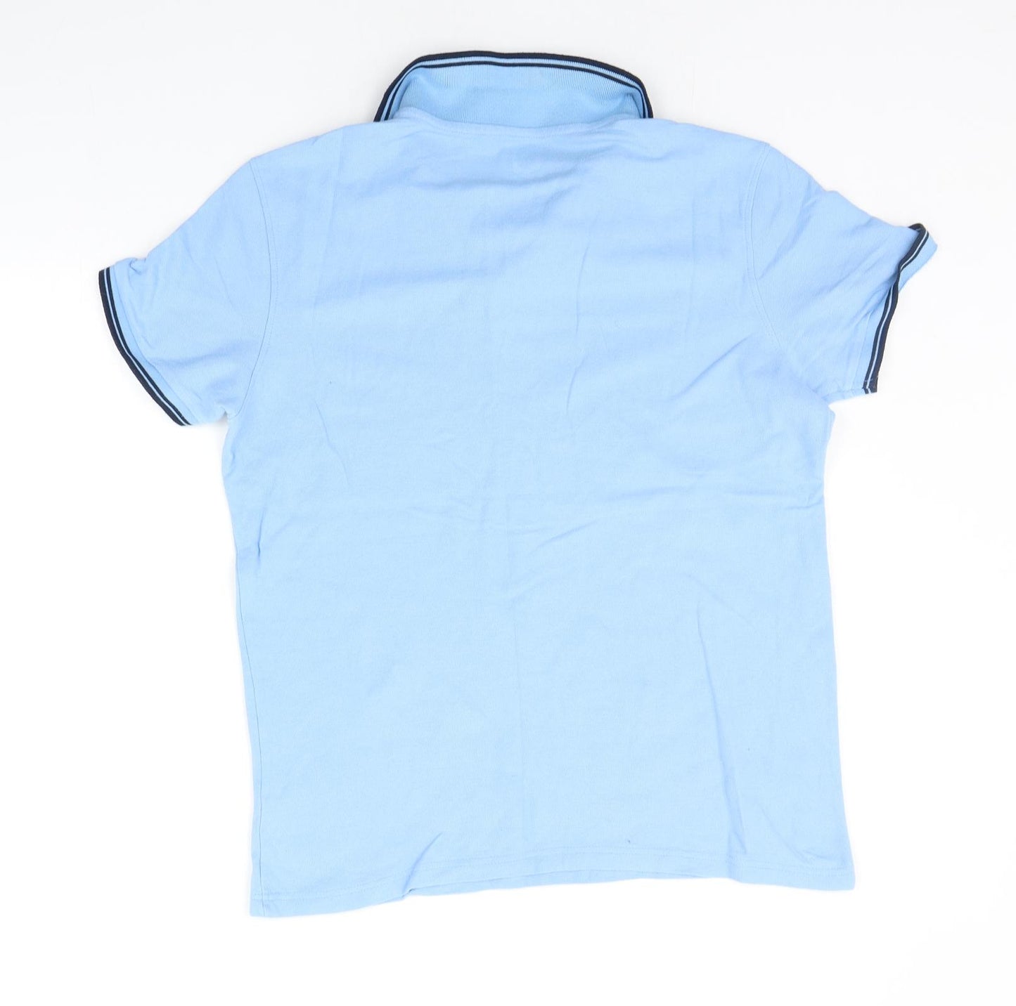 Cedar Wood State Mens Blue    Polo Size L