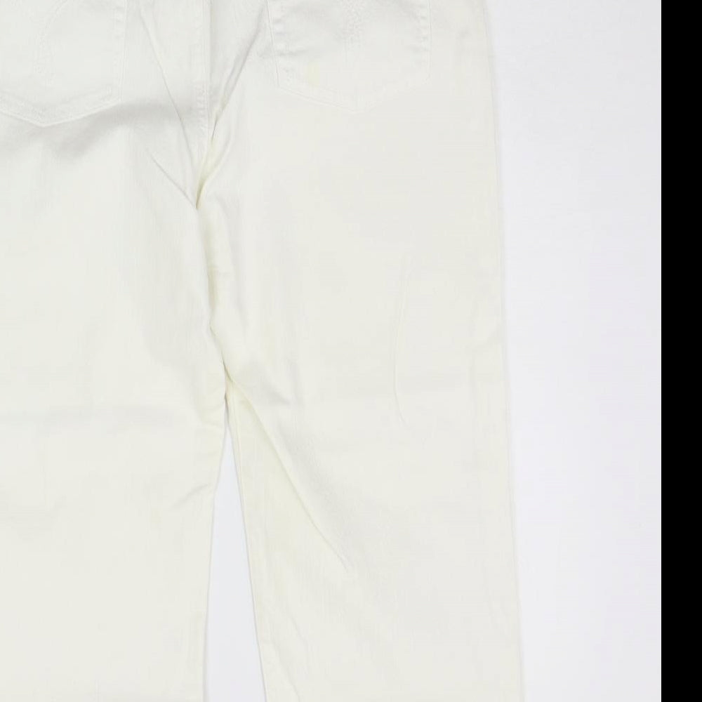 Wallis Womens White   Trousers  Size 14 L20 in