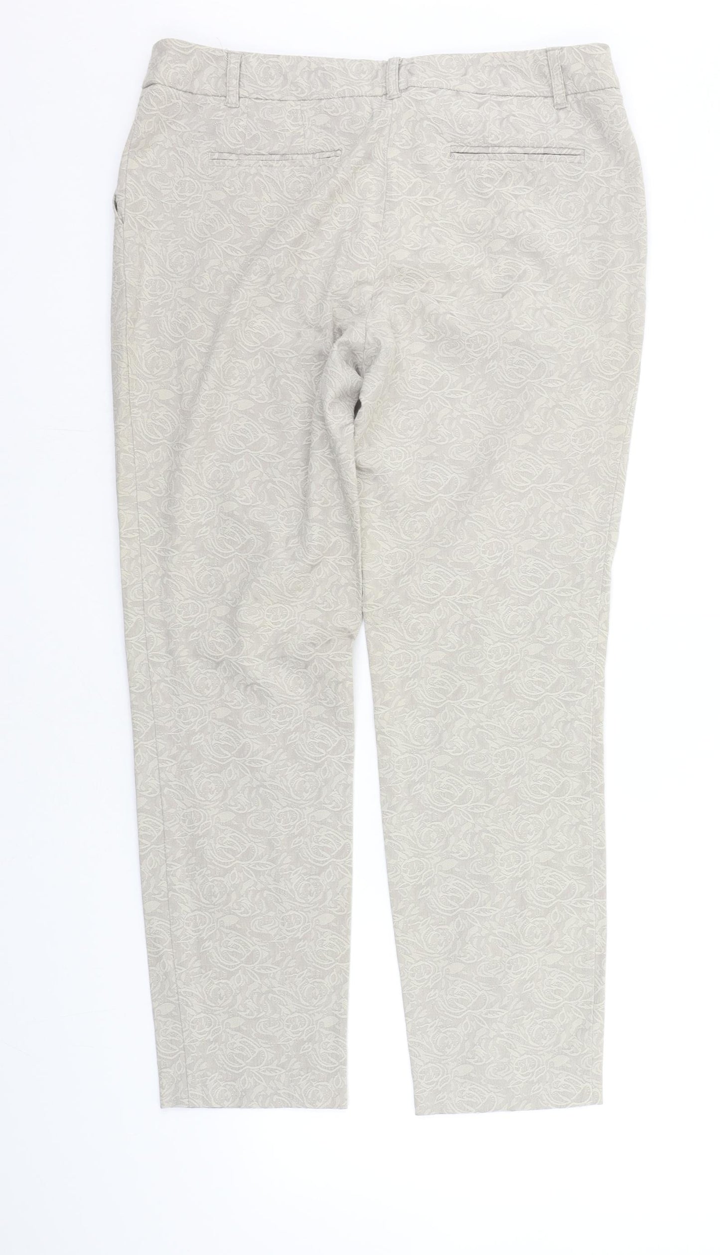 NEXT Womens Beige   Trousers  Size 12 L27 in