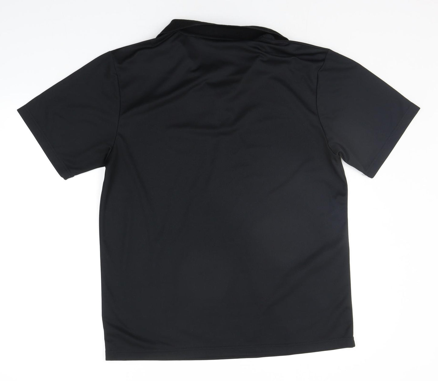 Active Mens Black    Polo Size M