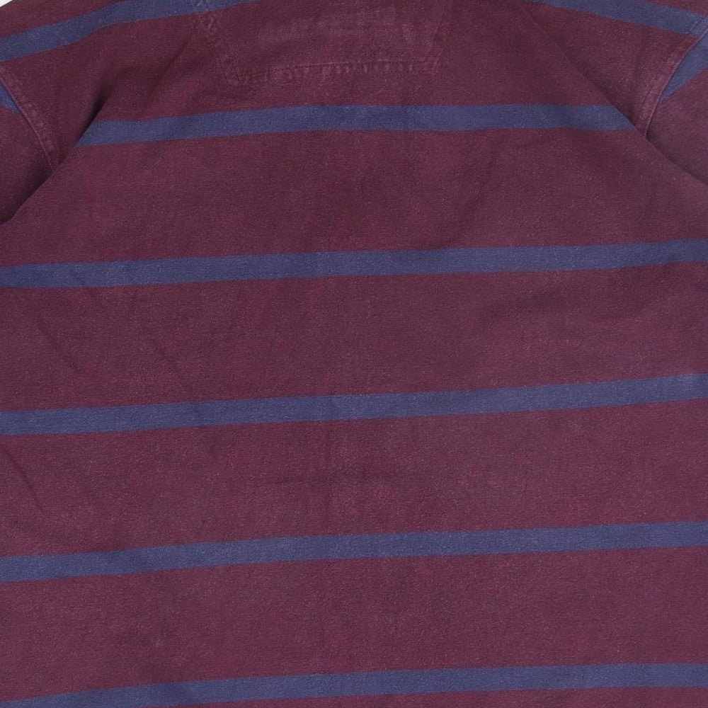 TU Mens Purple Striped  Pullover Jumper Size M