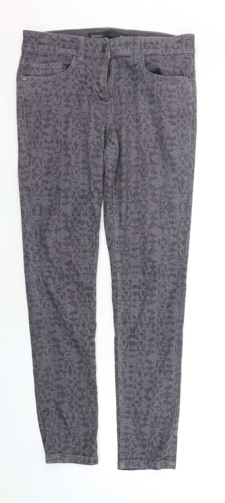 NEXT Womens Grey Straight Jeans Size 10 L27 in