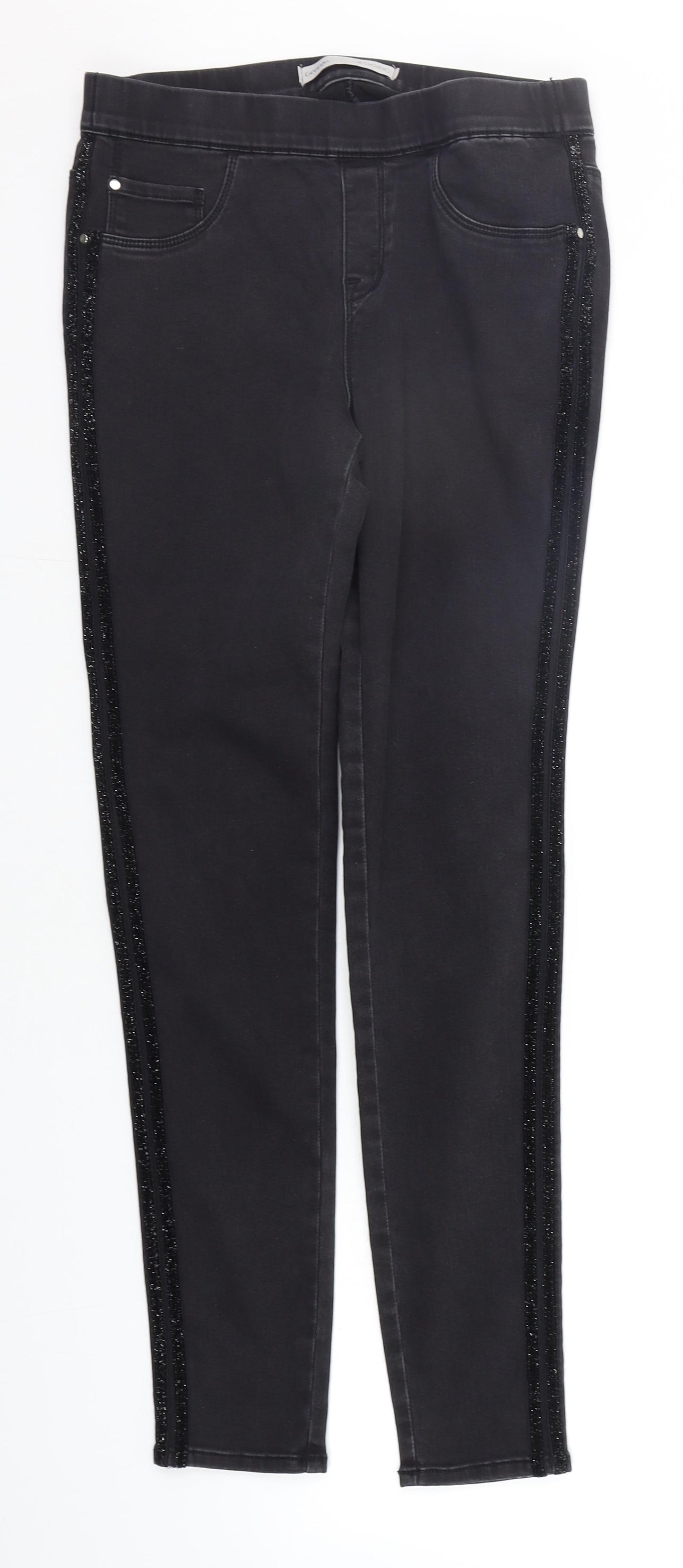 George Womens Grey   Jegging Jeans Size 10 L27 in - Sparkle detail