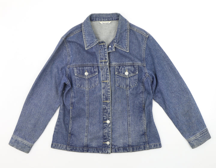 Littlewoods Womens Blue Jacket Coat Size 16