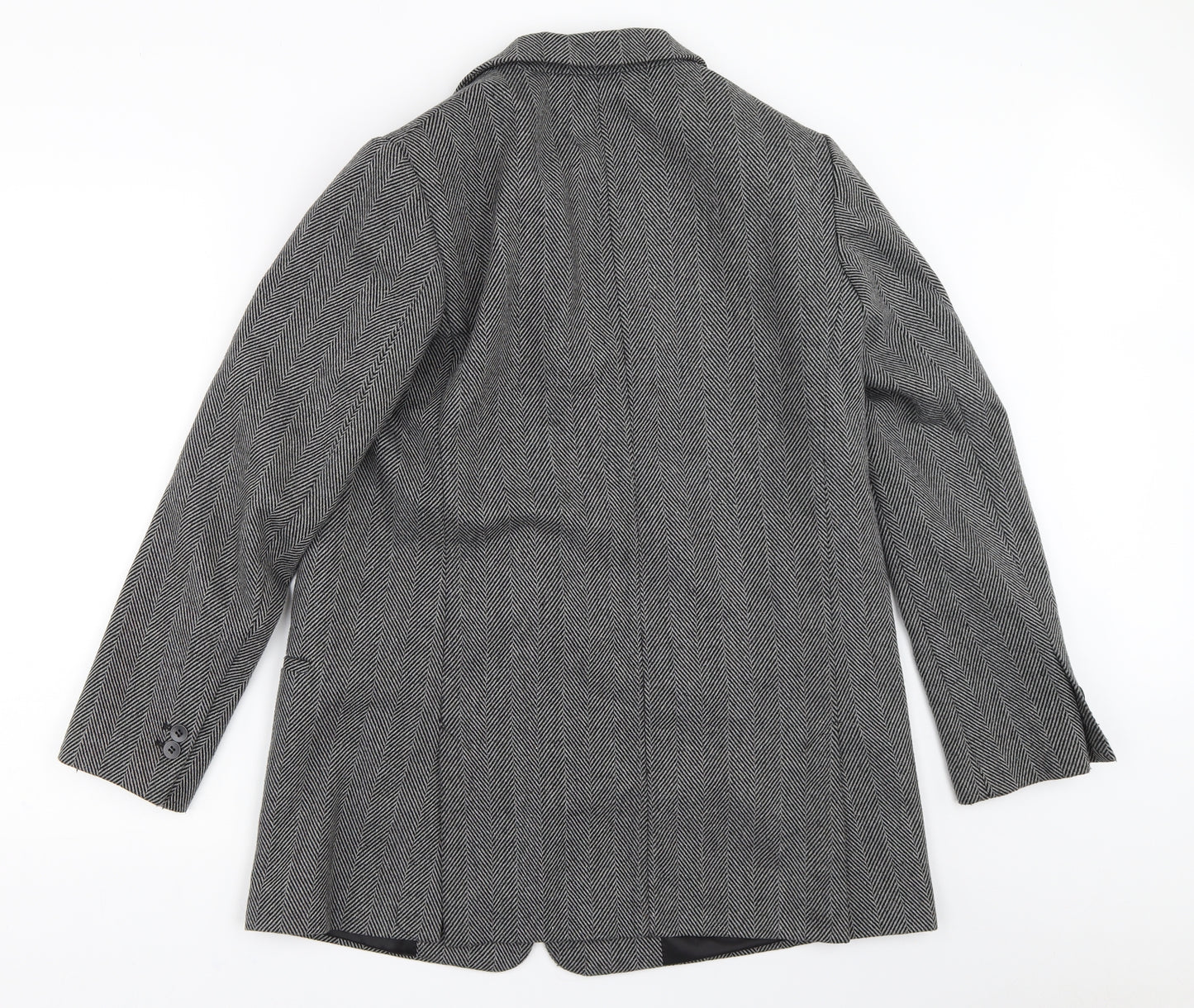 Zara Womens Grey   Overcoat Coat Size M