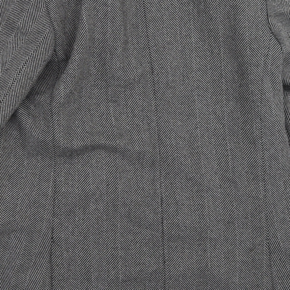 Zara Womens Grey   Overcoat Coat Size M