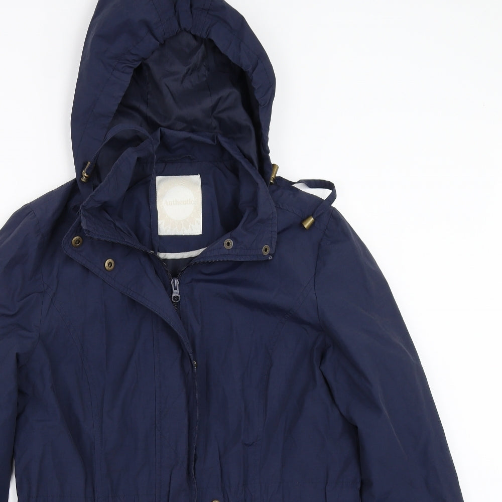BHS Womens Blue   Rain Coat Coat Size 8
