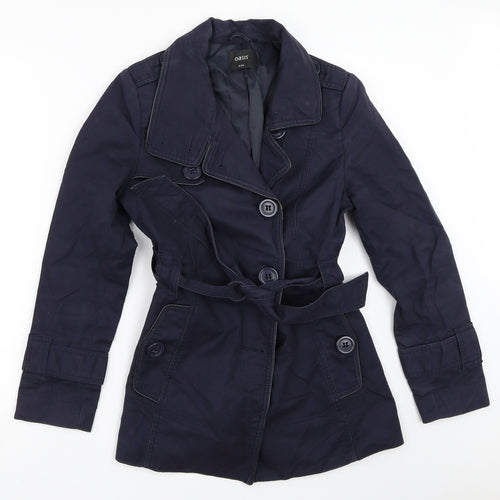 Oasis Womens Blue   Jacket Coat Size 8