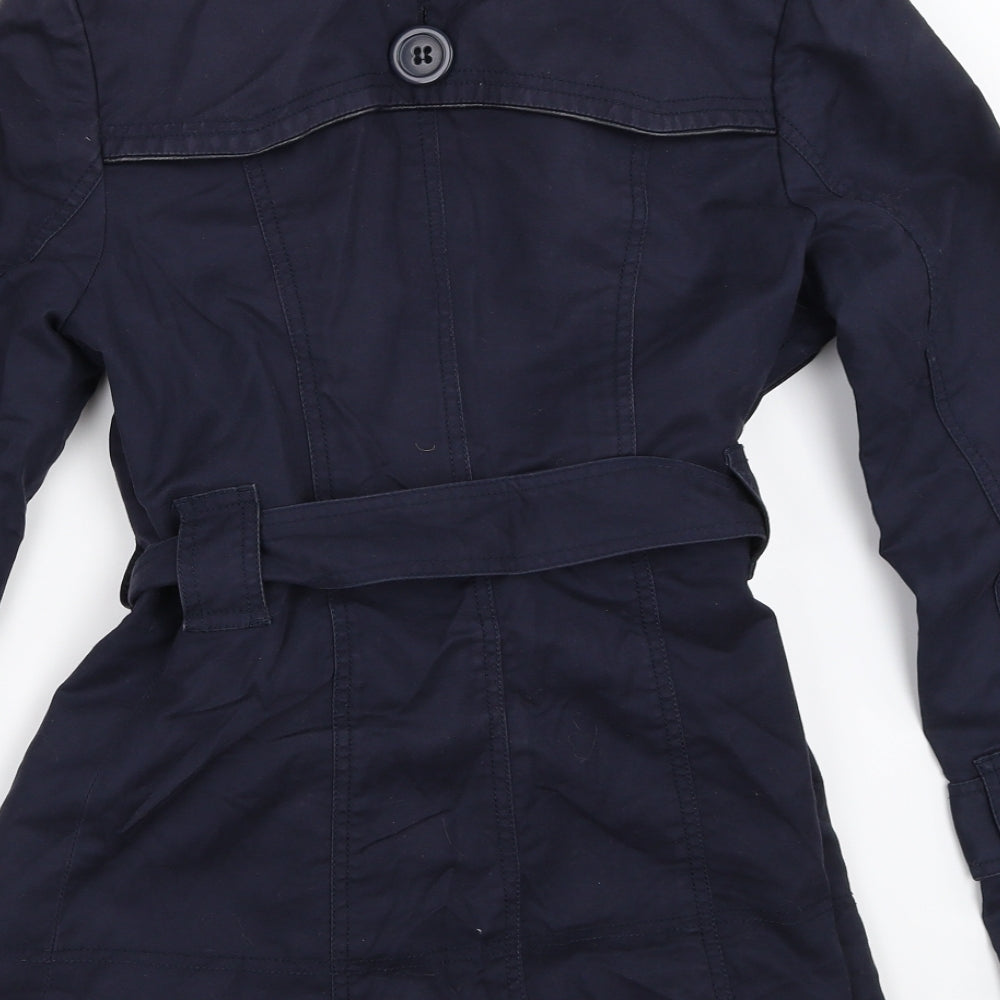 Oasis Womens Blue   Jacket Coat Size 8