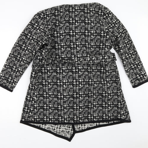 NEXT Womens Black   Overcoat Coat Size 10