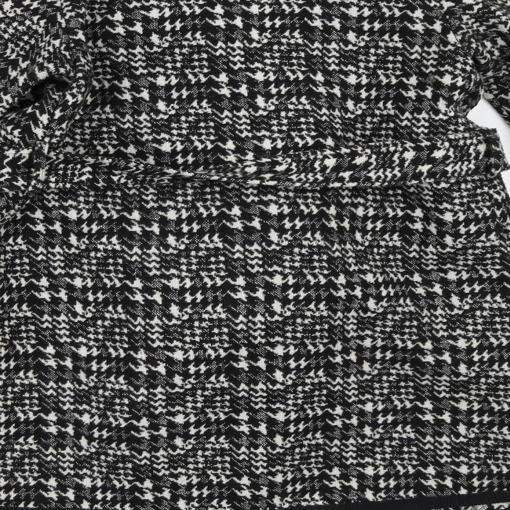 NEXT Womens Black   Overcoat Coat Size 10