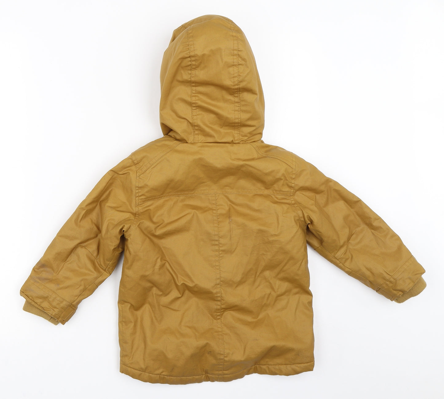 NEXT Boys Yellow   Basic Coat Coat Size 2-3 Years