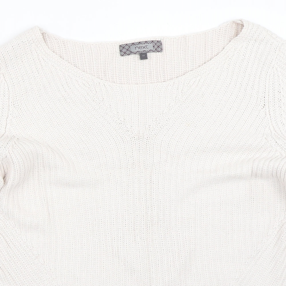 NEXT Womens Ivory   Pullover Jumper Size 14
