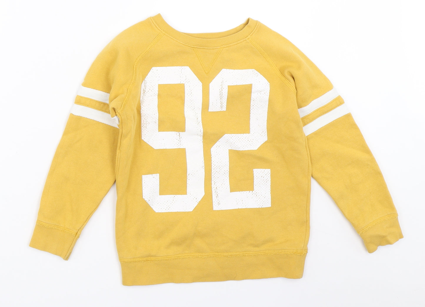 TU Boys Yellow   Pullover Sweatshirt Size 5 Years