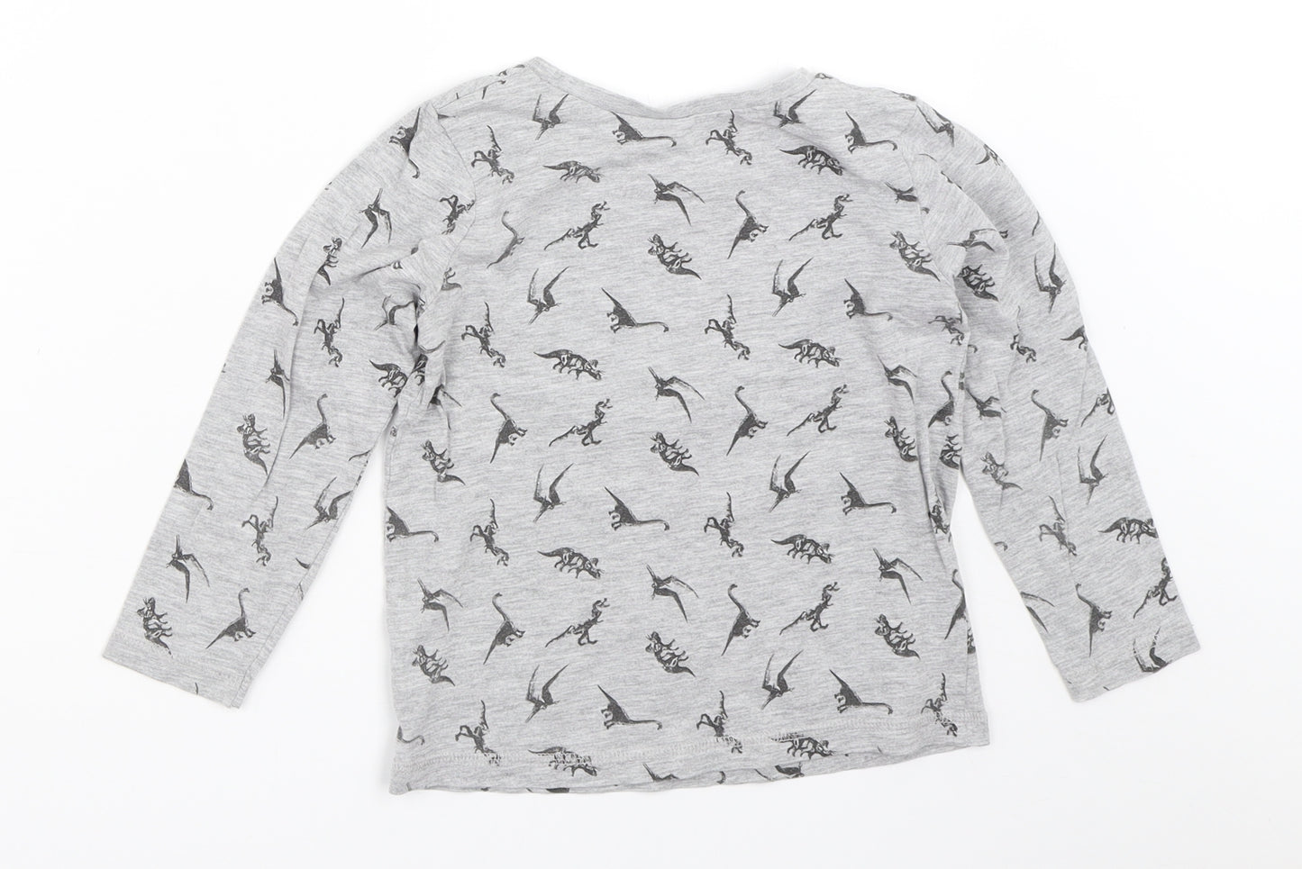 George Boys Grey   Basic T-Shirt Size 4-5 Years