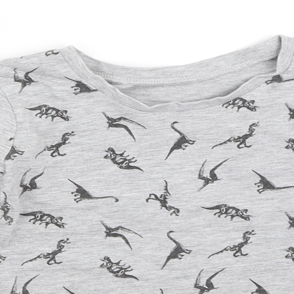 George Boys Grey   Basic T-Shirt Size 4-5 Years