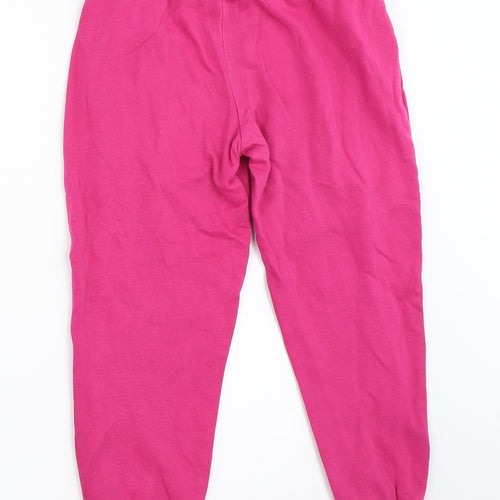 George Girls Pink   Jogger Trousers Size 7-8 Years