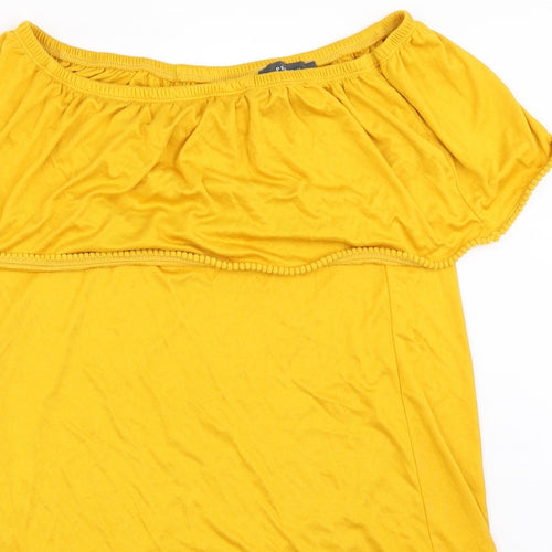 Primark Womens Yellow   Mini  Size 14