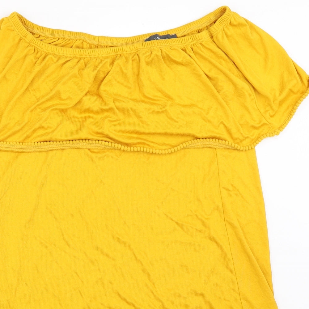 Primark Womens Yellow   Mini  Size 14