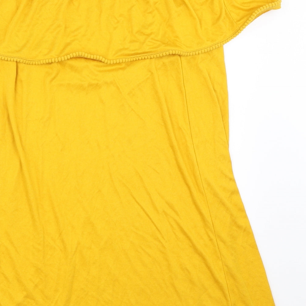Primark Womens Yellow   Mini  Size 14