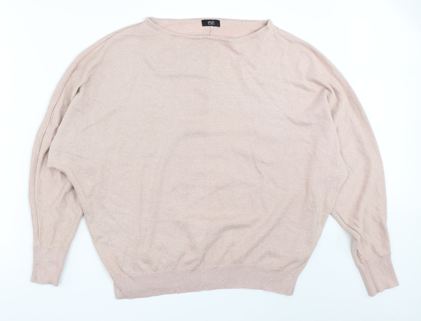 F&F Womens Pink   Pullover Jumper Size 18
