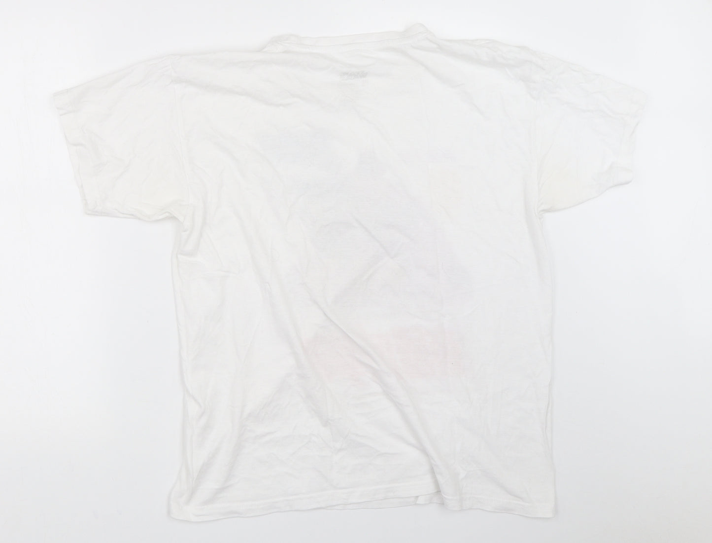 Star Wars Mens White    T-Shirt Size L  - star wars