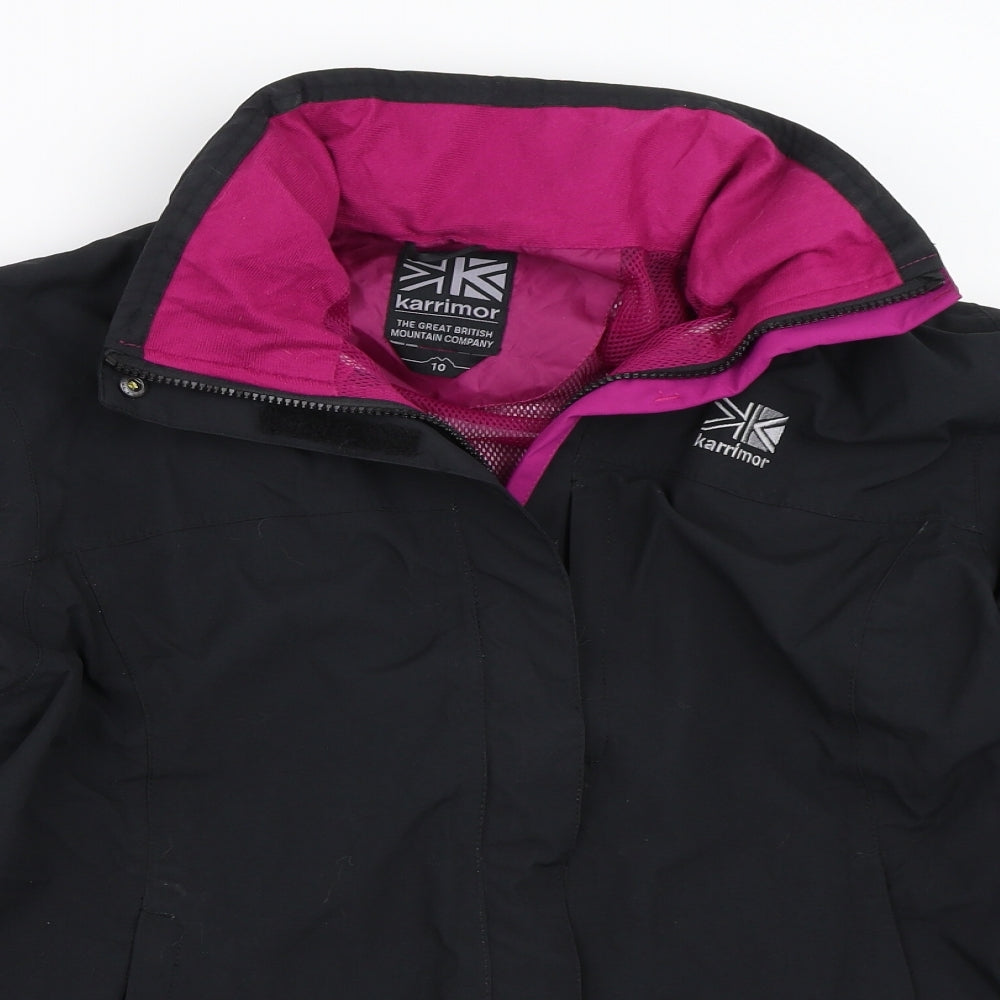 Karrimor Womens Black   Windbreaker Coat Size 10
