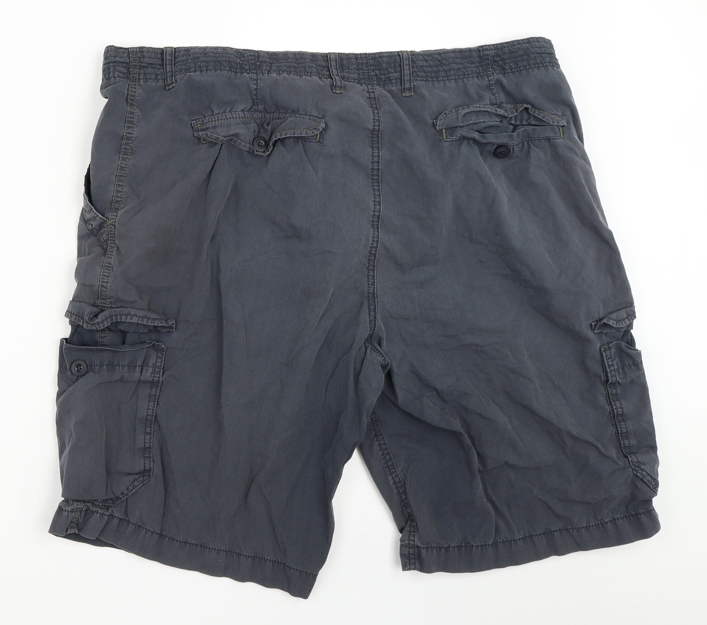 Marks and Spencer Mens Grey   Cargo Shorts Size 42 in